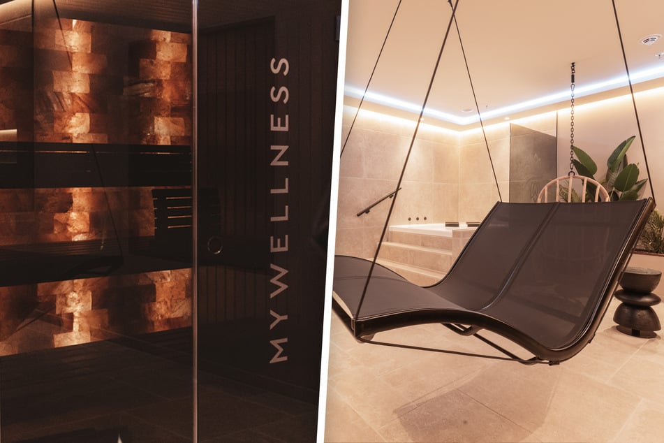 Schwitzen in der Sauna oder Entspannen in der Schaukelliege - alles möglich bei dem Wellness-Anbieter.