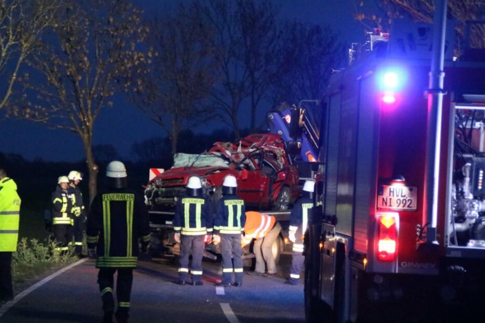 In Brandenburg kam es am Samstagabend zu einem schweren Unfall.