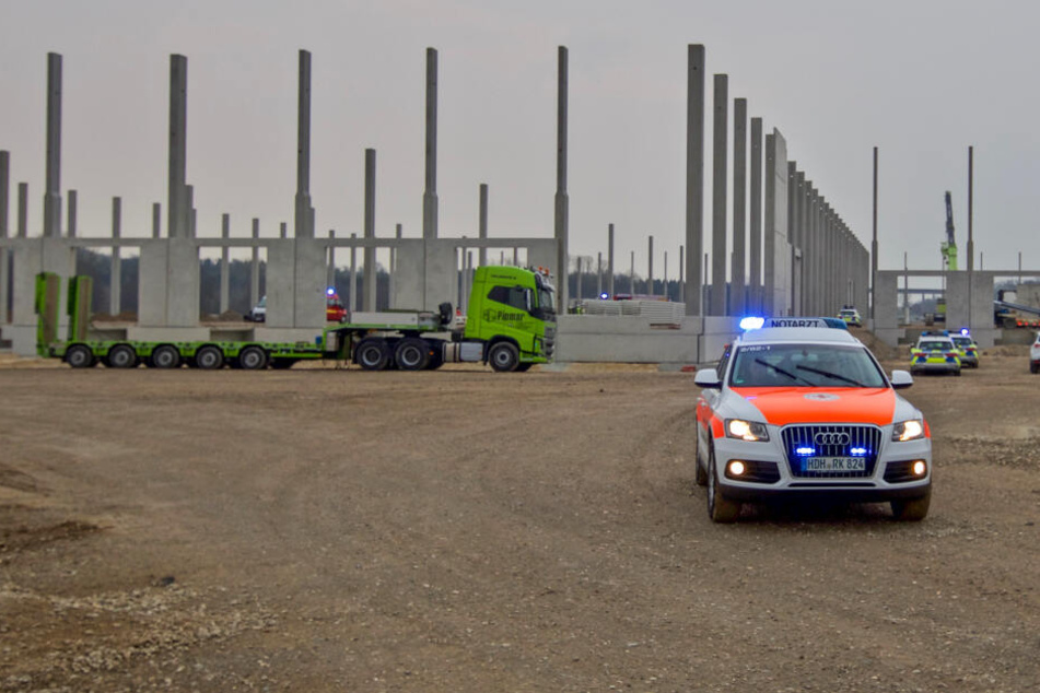 Auf dieser Baustelle kam ein Arbeiter ums Leben.