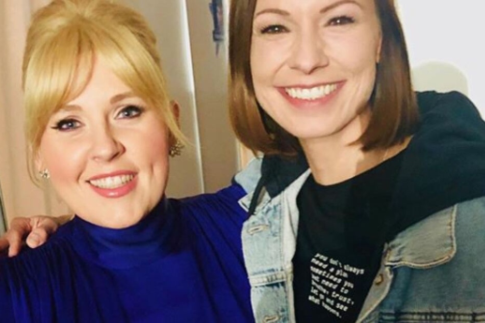 Maite Kelly und Sängerin Christina Stürmer auf einem gemeinsamen Foto.