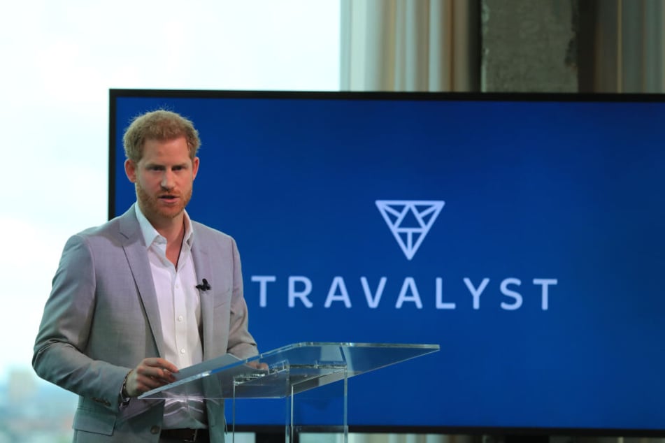 Prinz Harry spricht in Amsterdam im Rahmen seiner Initiative "Travalyst".