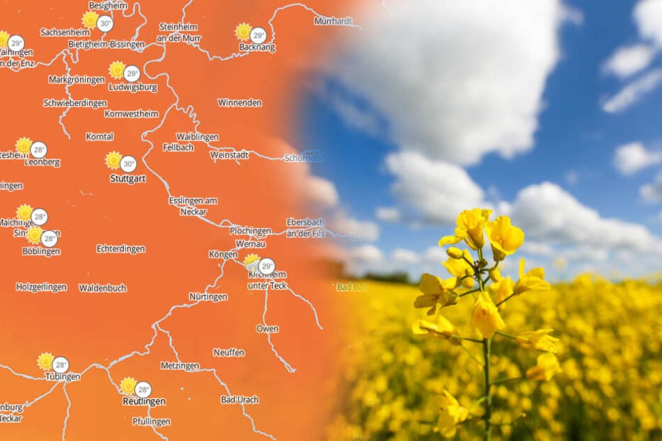 Die Temperaturen klettern auf bis zu 32 Grad. (Fotomontage/Symbolbild)