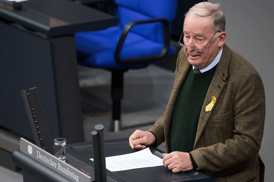 Alexander Gauland (76, AfD) bei einer Rede im Bundestag am 22. November.