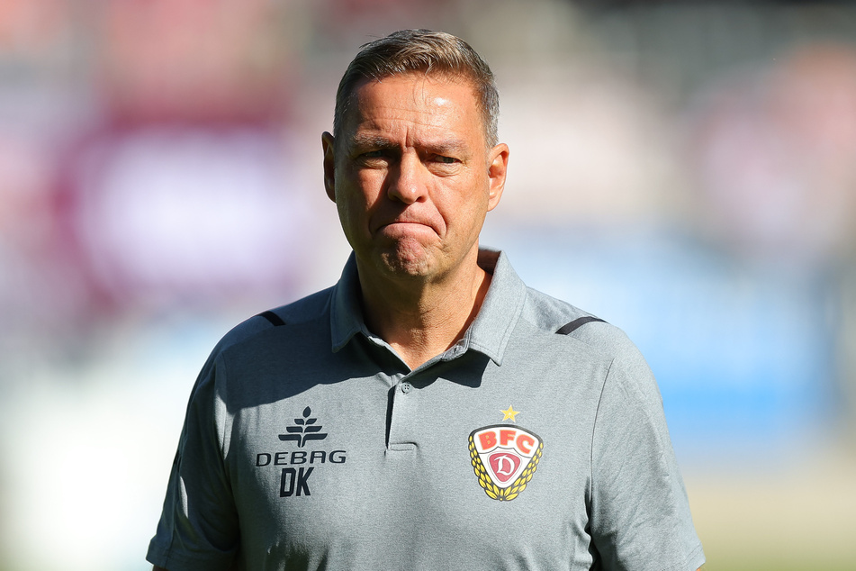 Im Mittelpunkt der Kritik: BFC-Trainer Dirk Kunert (56) ist nicht zufrieden.