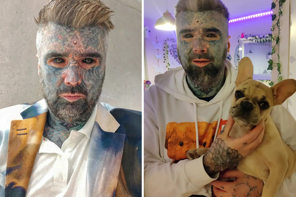 Most tattooed man in Britain dishes on strange cash offer for peculiar body part