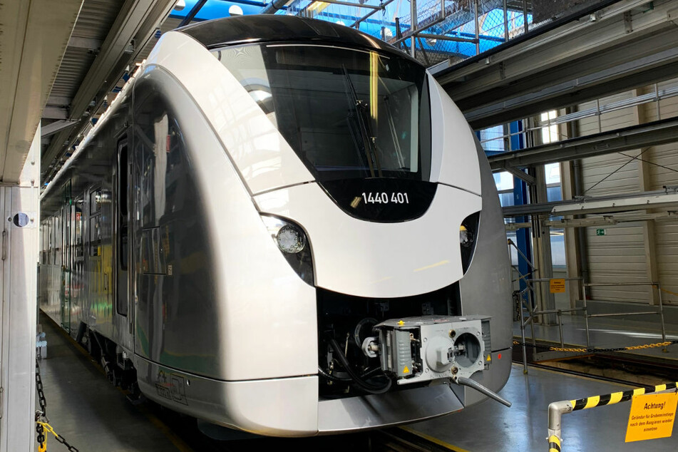Hersteller Alstom testet gerade die ersten Akku-Triebwagen in Salzgitter.
