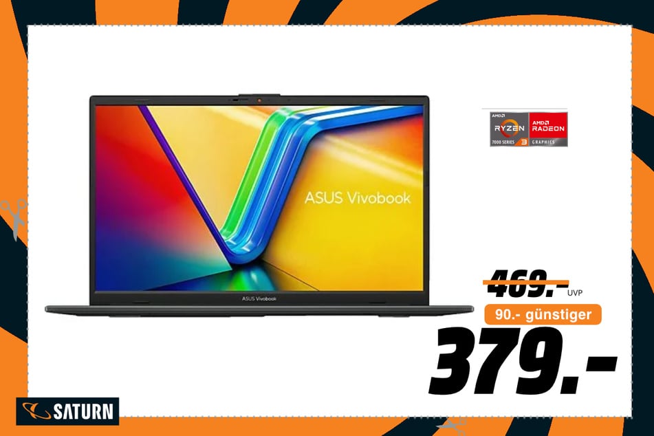 Asus-Notebook für 379 statt 469 Euro.