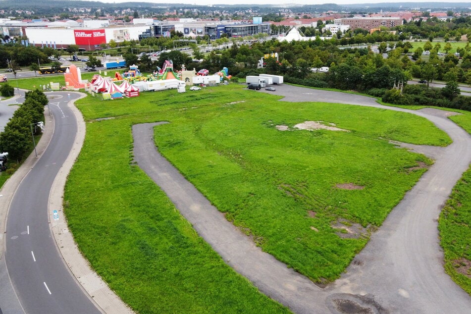 Auf dieser Fläche in Kaditz sollen perspektivisch der neue Zollhof und die Stellflächen gebaut werden.