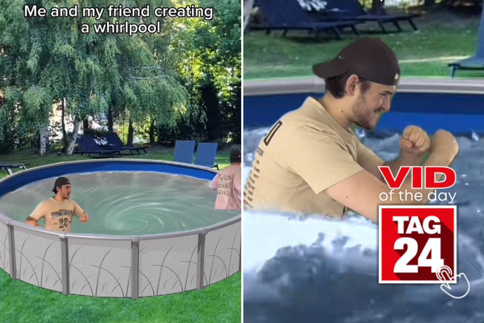 viral videos: Viral Video of the Day for June 19, 2023: TikToker brings the nostalgia with epic whirlpool challenge