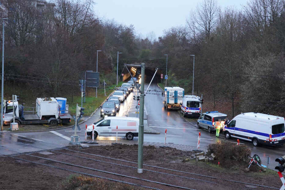 Gaffer sorgten dafür, dass der Verkehr ins Stocken kam.