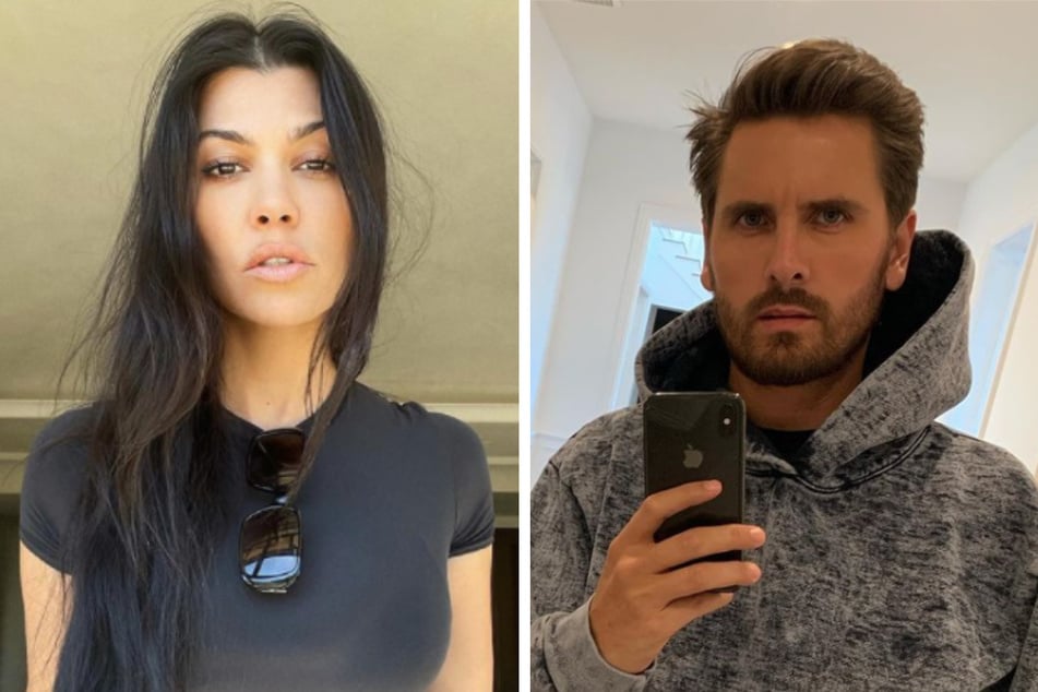 Kourtney (l) and Scott split as a couple in 2015, and have three children together.