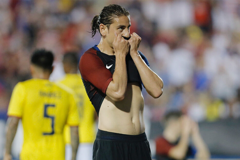 Alejandro Bedoya 2016 in einem Länderspiel. Der Rechtsaußen von Philadelphia Union lief bereits 66 Mal für die Nationalmannschaft der USA auf.