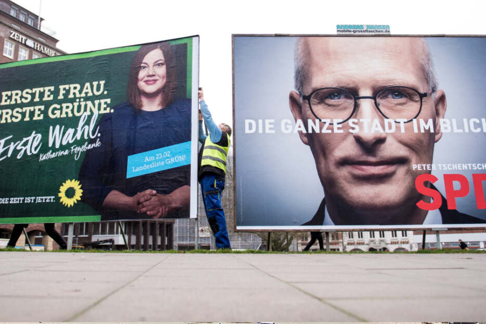 Bürgerschaftswahl in Hamburg: Politiker im Kampfmodus