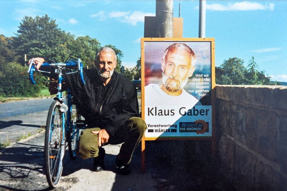 Die Hoffnung stirbt zuletzt: 1994 kämpfte Grünen-Politiker Klaus Gaber um den Einzug in den Landtag. Damals scheiterte seine Partei an der 5-Prozent-Hürde. Heute sind die Grünen Regierungspartner in Sachsen.