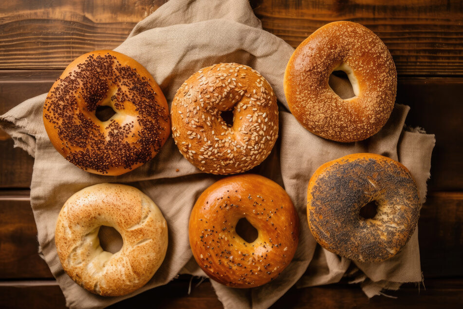 Bagels are thought to have originated in New York in the late 19th century.