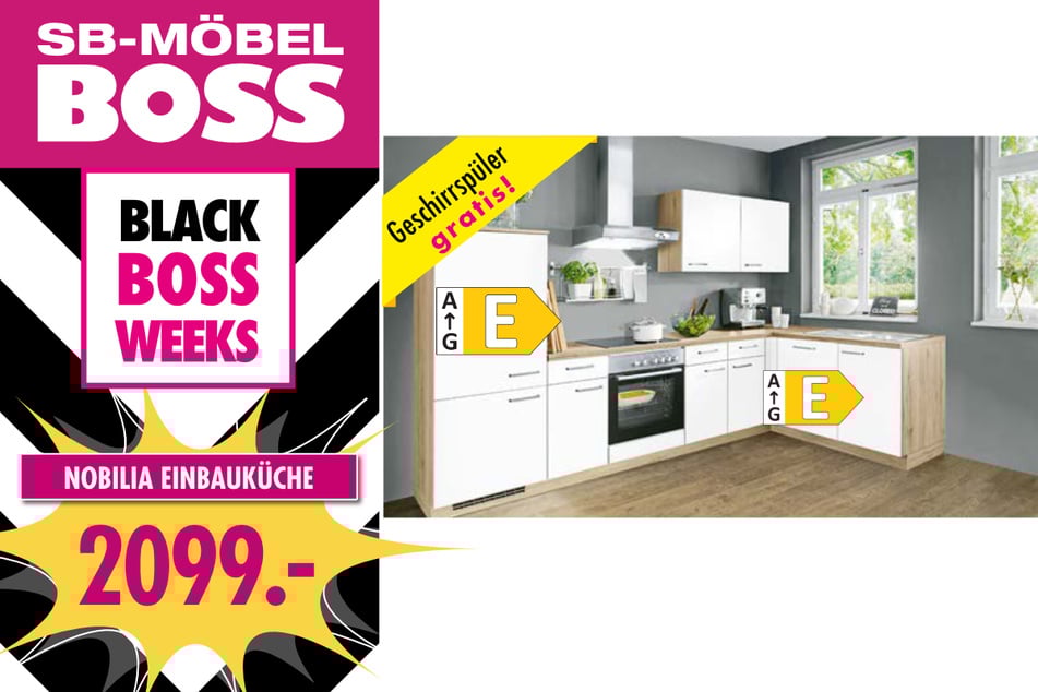 NOBILIA Einbauküche mit Gratis-Geschirrspüler