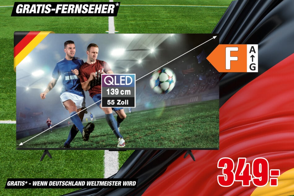 55-Zoll TCL-Fernseher für 349 Euro.