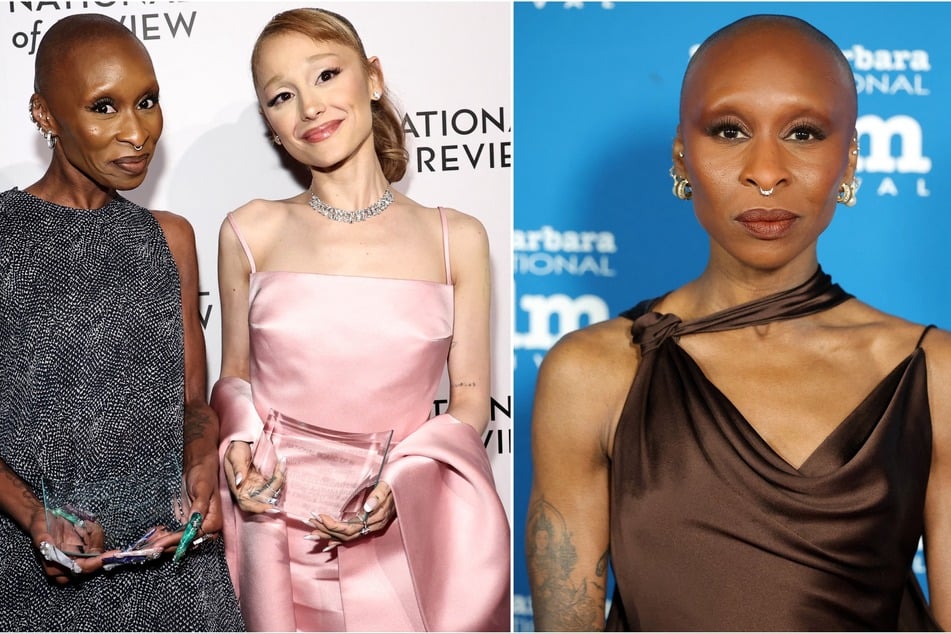 Cynthia Erivo (r.) spoke out on the intense backlash she received from fans after defending Ariana Grande from a crazed fan during her Variety feature.
