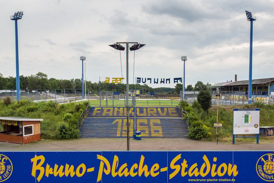 Im Bruno-Plache-Stadion kämpft Lok bei Regionalliga-Heimspielen um Punkte. 