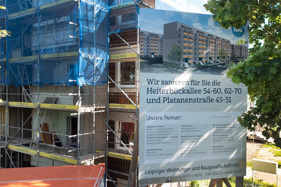 Neben Neubauprojekten sollen vor allem auch Bestände saniert werden, wie hier in Leipzig-Paunsdorf.