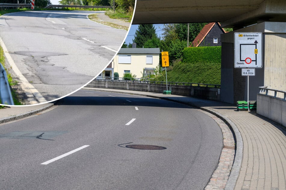 Baustellen Chemnitz: Baustelle bis Mitte 2028: Vollsperrung auf B95 im Erzgebirge