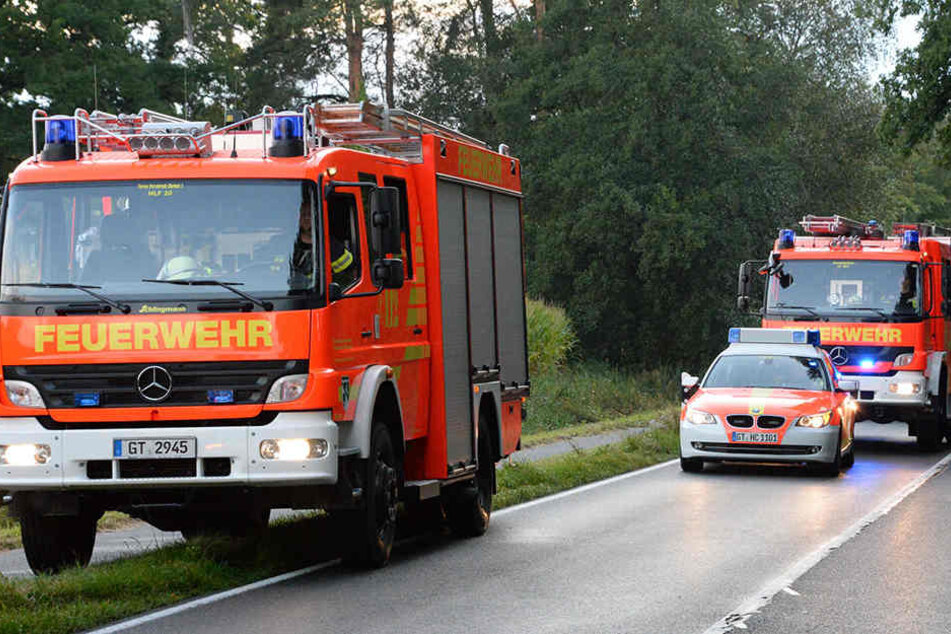 Die Feuerwehr und mehrere Rettungswagen waren zur Unfallstelle gekommen.