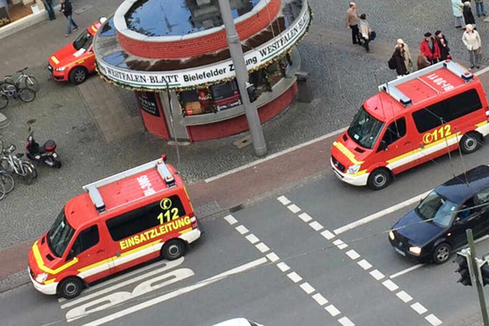 Im Jahnplatz Forum soll Reizgas versprüht worden sein.