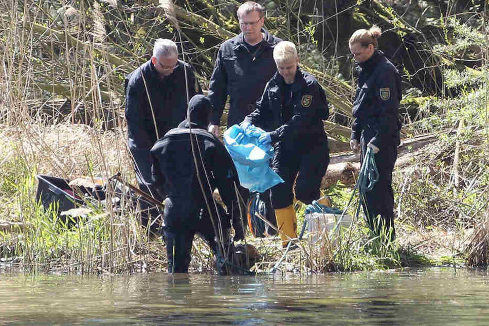Im April 2016 entdeckten Spaziergänger am Ufer des Elsterbeckens einen Frauen-Torso, den von Maria D. 