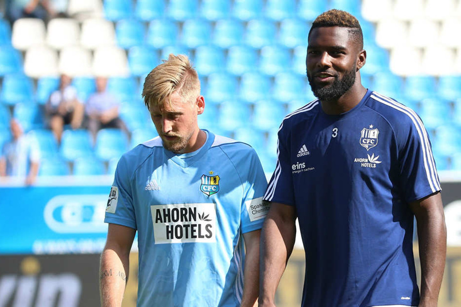 Hatten zuletzt schlechte Karten bei Trainer David Bergner: Björn Kluft (l.) und Emanuel Mbende.