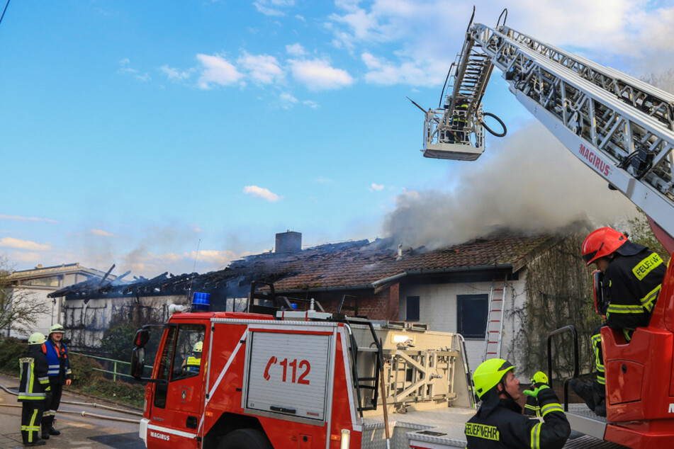 Die Flammen zogen das komplette Wohnhaus in Mitleidenschaft.