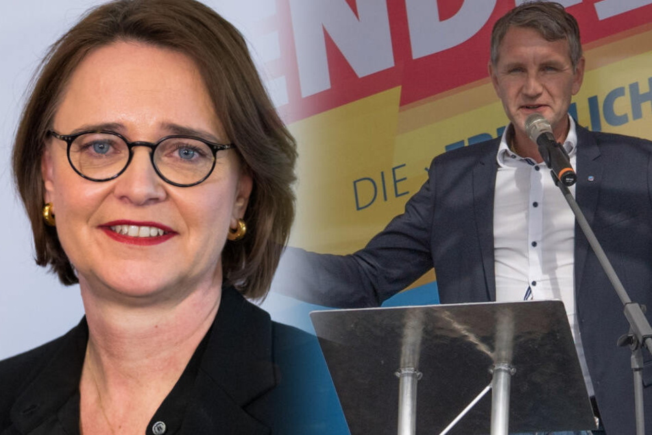 Die Integrationsbeauftragte Annette Widmen-Mauz hat vor einer Koalition mit der AfD gewarnt. (Bildmontage)