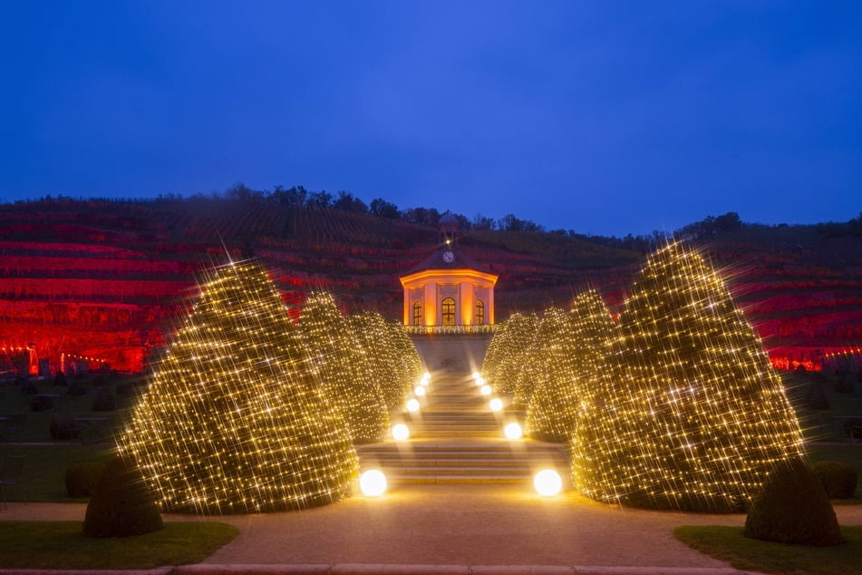Schon ab Freitag erstrahlt Wackerbarth in vorweihnachtlichem Glanz. (Archivbild)