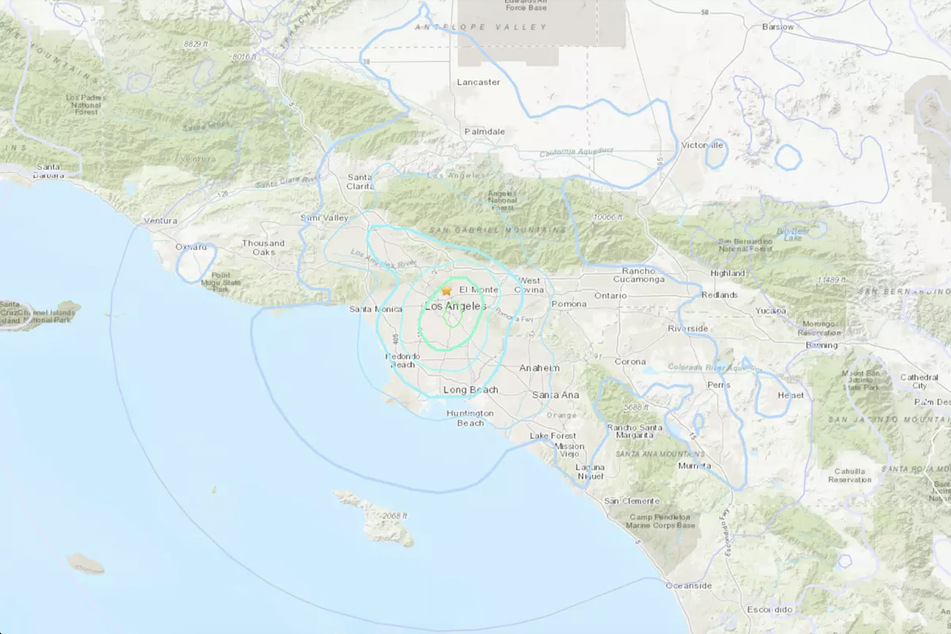 A magnitude 4.4 earthquake hit Southern California on Monday afternoon with resulting shockwaves felt throughout the surrounding area.