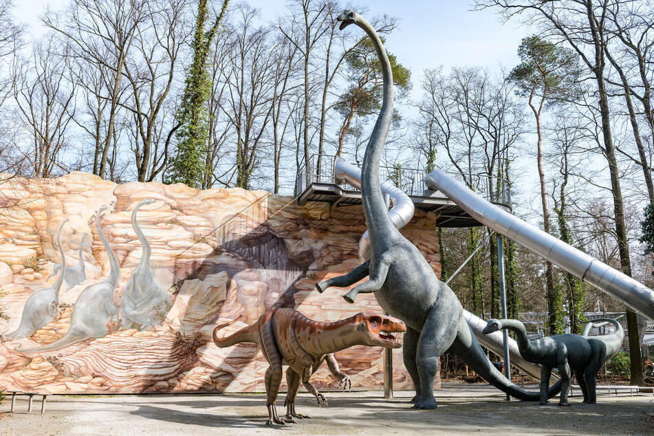 Im Saurierpark Kleinwelka dürfen sich die Kleinen über das Hüpfburgenfest freuen.