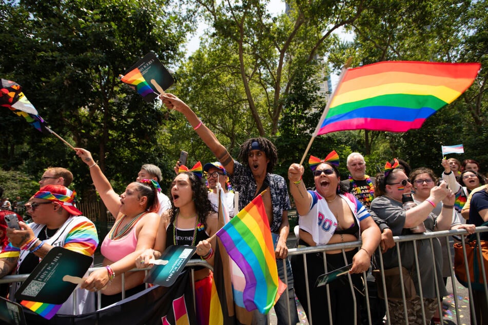 Zahlreiche Teilnehmer und Zuschauer zeigten sich bei der Pride-Parade in New York.
