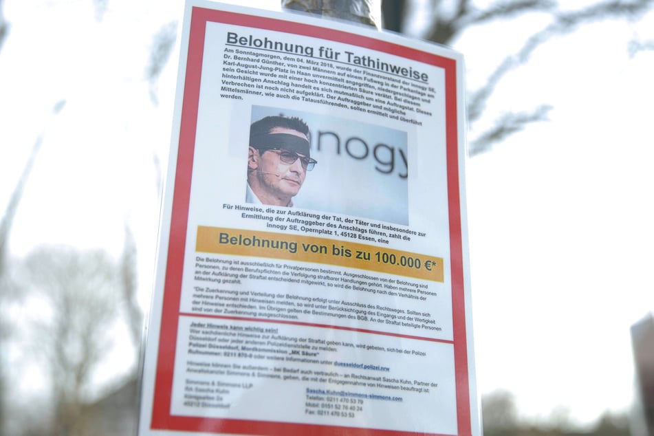 Mit hohen Belohnungen suchte Bernhard Günther privat nach den Tätern.