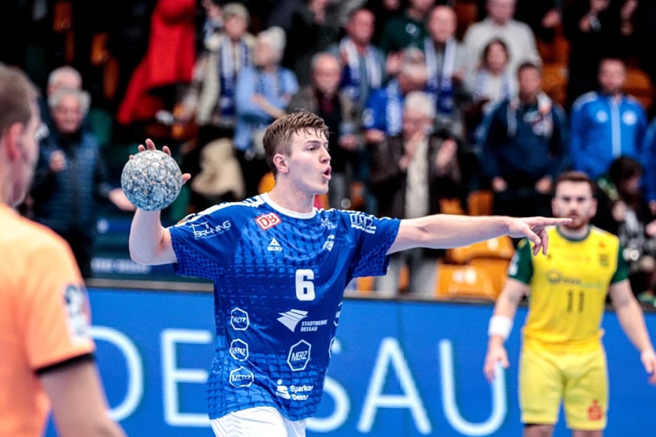 Fritz-Leon Haake (21) verstärkt die Leipziger ab der kommenden Saison. Er wurde 2023 beim German Handball Award mit dem Preis für die "Nachwuchshoffnung des Jahres" ausgezeichnet.