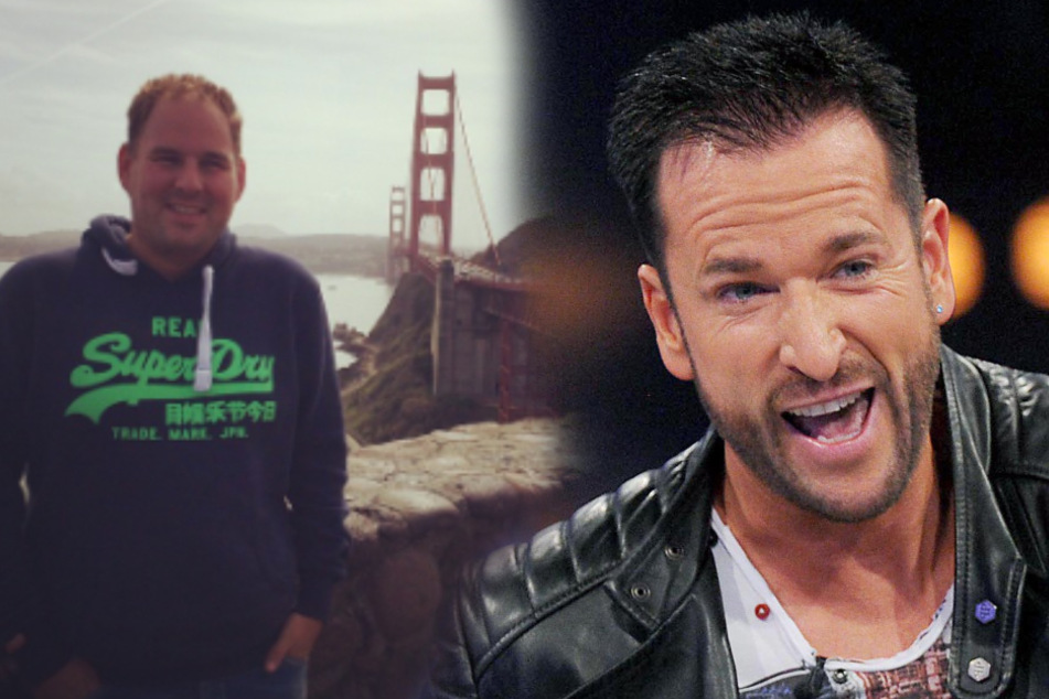Timo Berger (links) kreuzte am Montagabend vor dem Anwesen von Michael Wendler (48) auf. Dem Schlager-Star gefiel das gar nicht.