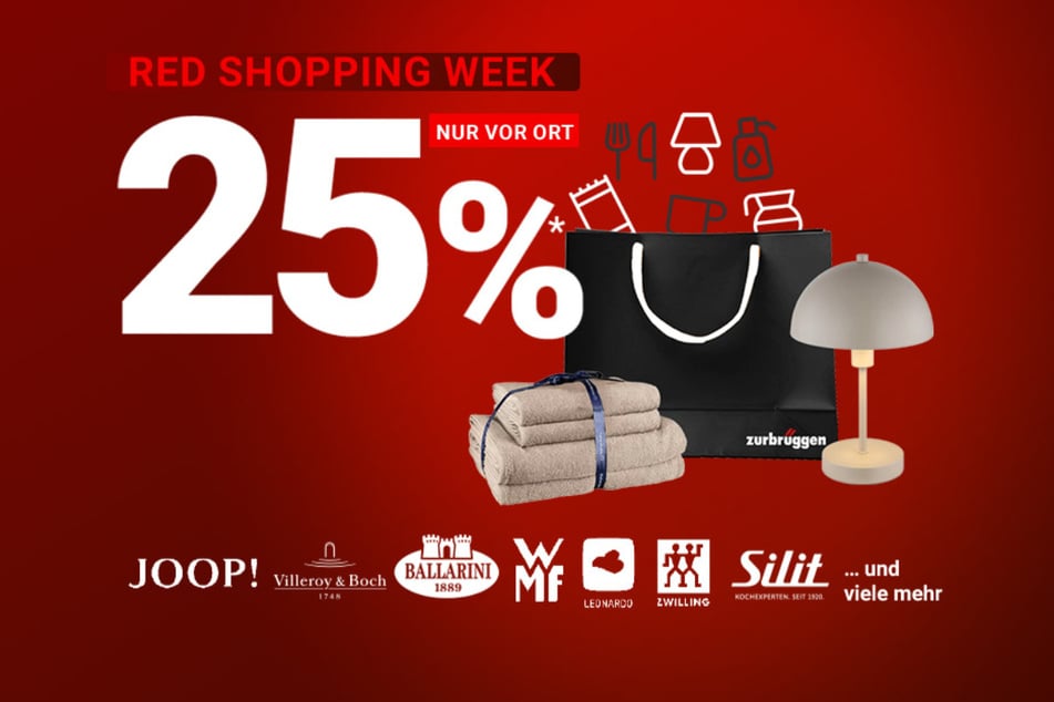 25 Prozent Rabatt* auf alles, was in die Zurbüggen-Tasche passt.