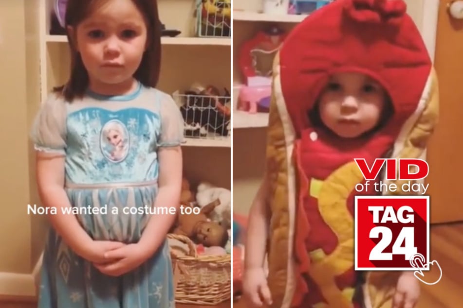 viral videos: Viral Video of the Day for August 4, 2024: Opposite sisters pick out hilarious "costume" pajamas!