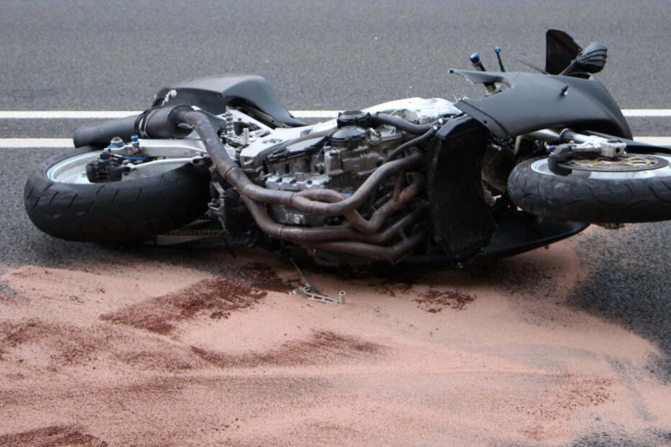 Das Motorrad der Marke Suzuki war nicht mehr zum Fahren zugelassen.