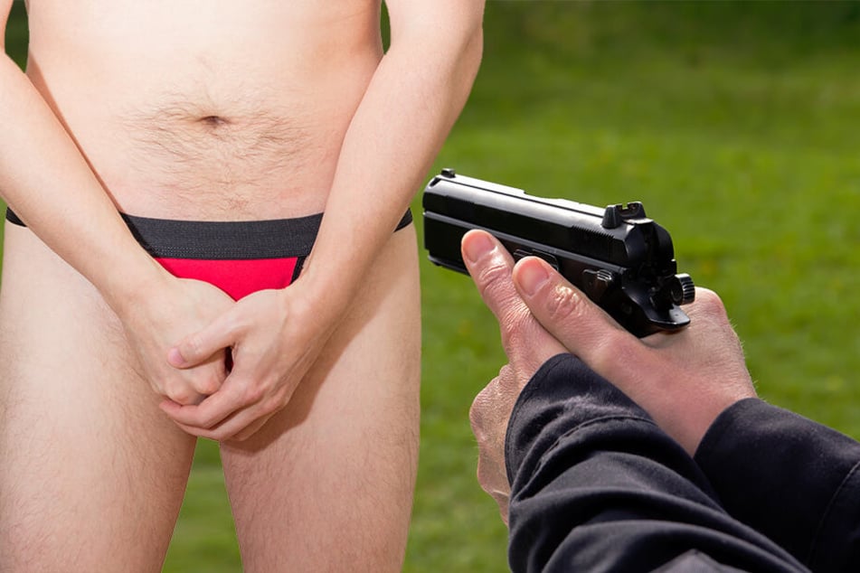 Der Mann schon sich selbst in den Penis. (Symbolbild)