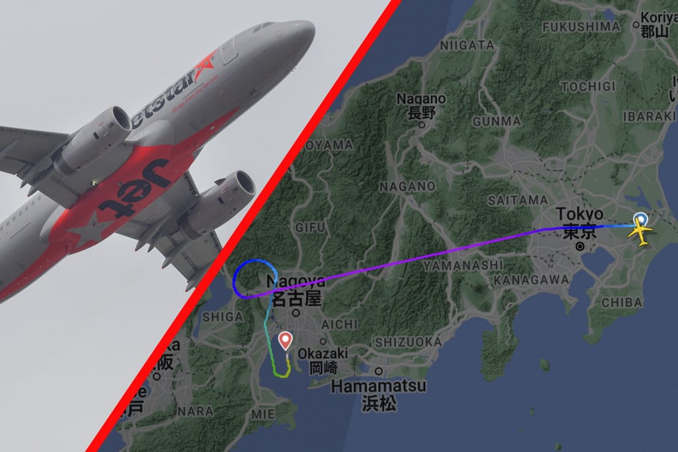 Nach einer Bombendrohung landete das Flugzeug in Aichi.
