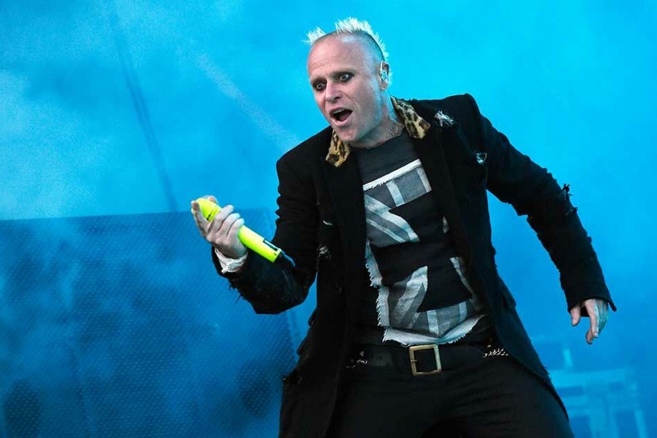 Prodigy-Sänger Keith Flint bei einem Festival-Auftritt 2015 in Frankreich.