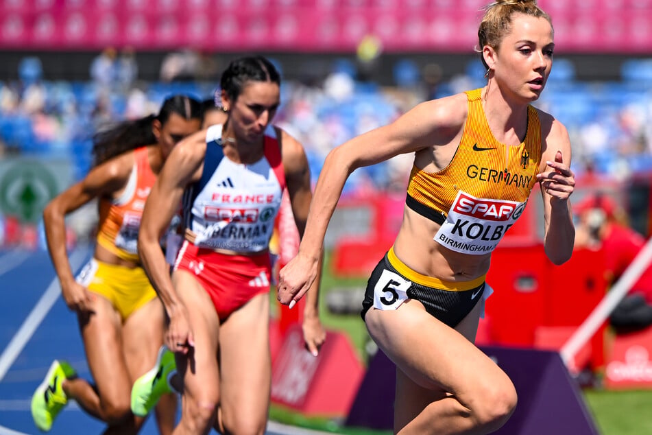 Bei der Leichtathletik-EM verpasste die 24-Jährige (vorne) über 800 Meter knapp den Einzug ins Finale.
