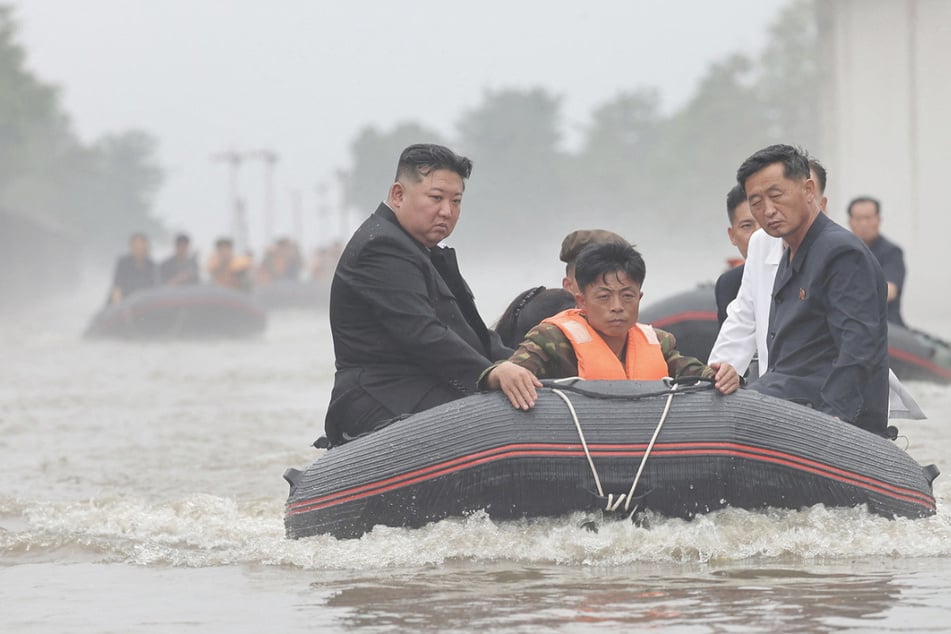 North Korea's Kim Jong Un blasts South over flood damage "rumors"