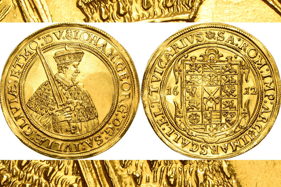 Das 6-Dukaten-Stück von 1612 ist nach Einschätzung des Auktionshauses rund 40.000 Euro wert.