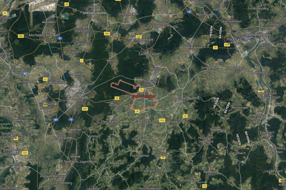 Der Renter kam in Groß-Zimmern von der Straße ab.