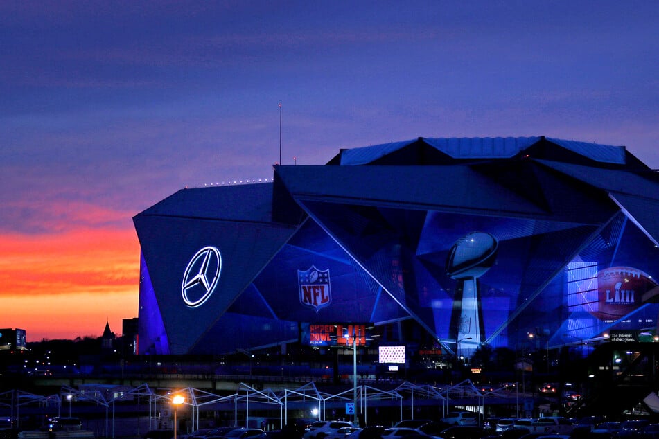 Mercedes-Benz Stadium first hosted the Super Bowl in 2019, when the New England Patriots beat the Los Angeles Rams 13-3.