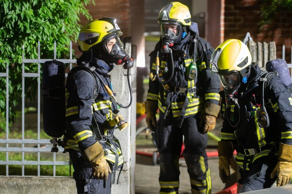 Kameraden der Feuerwehr waren am Donnerstagabend in Gohlis im Einsatz.